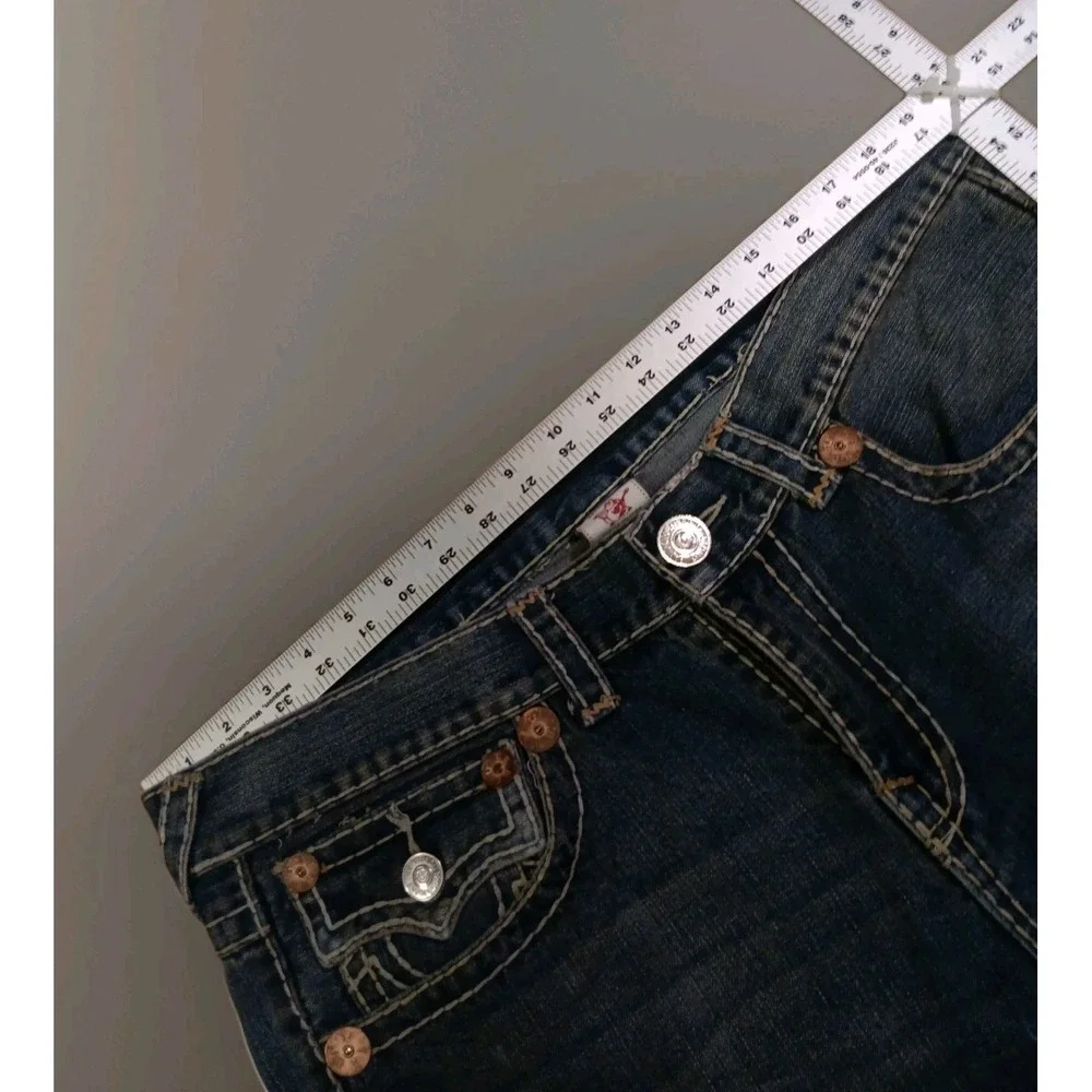 Vintage True Religion Ricky Super T Jeans Men's Size 38 x 34 Made in USA Thick